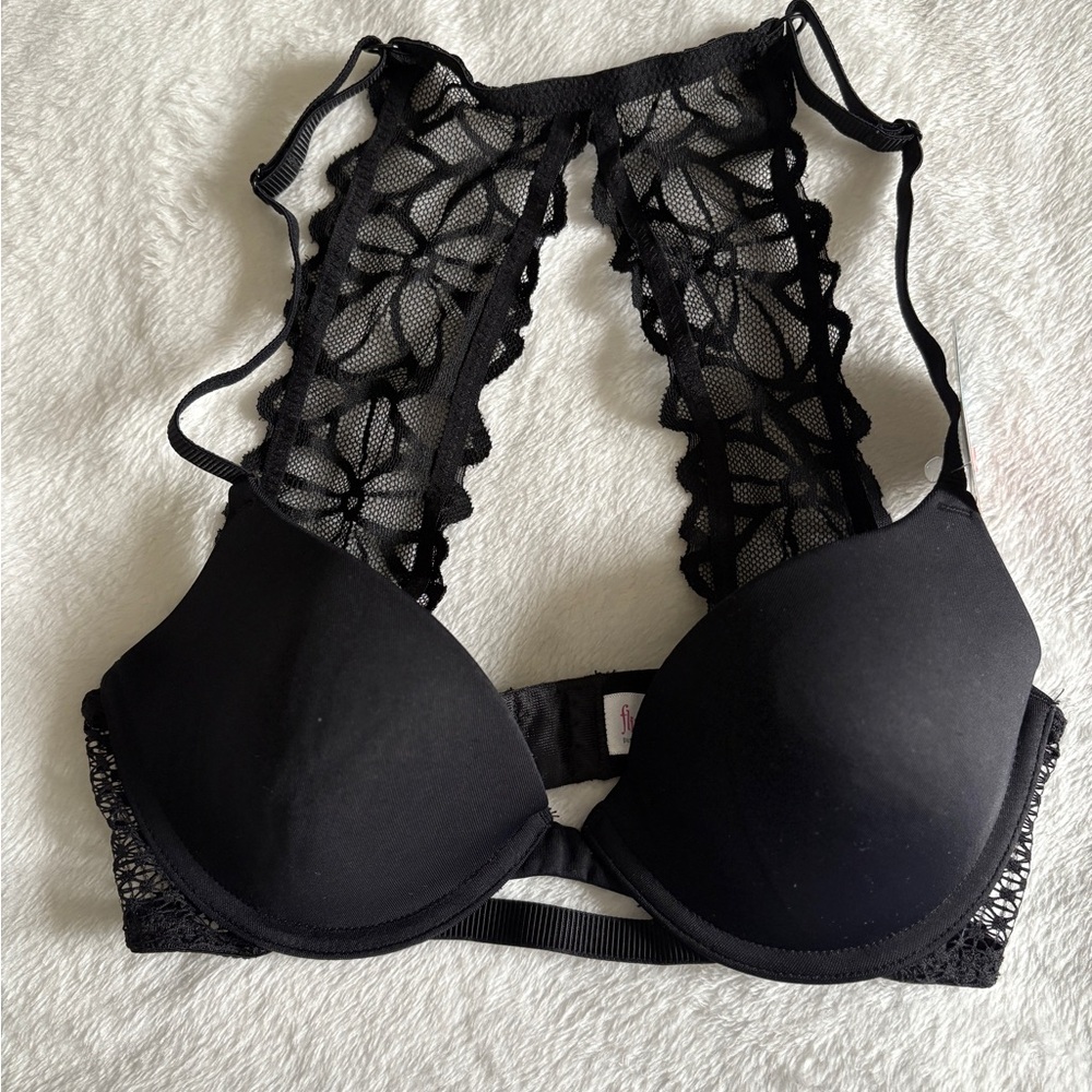 Elegant Black Lace Women's Bra